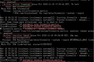 centos7 关闭防火墙